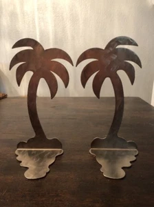 Amy Hess | 1992 | Brushed Steel & Laser Cut | Palm Trees! | Hard To Find! - Picture 1 of 7