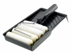 KIT DE RODILLOS DE PINTURA 2 MEDUIM 2 ESPUMA BRILLO LIGERO COMERCIANTE 4 MANGAS STANLEY - Imagen 1 de 1