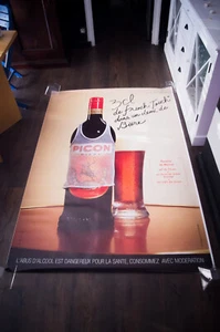 PICON 🍺 APERITIVO Un gran póster publicitario francés vintage original años 2000 - Imagen 1 de 7