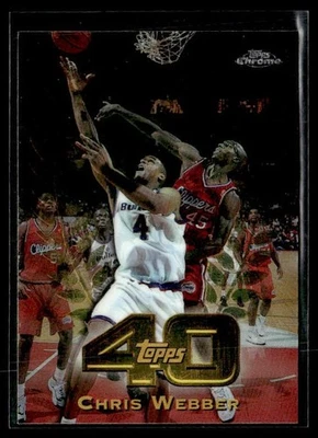 L65,957 - 1997 - 98 Topps Chrome Topps 40 #T15 Chris Webber — 第 1/2 张图片