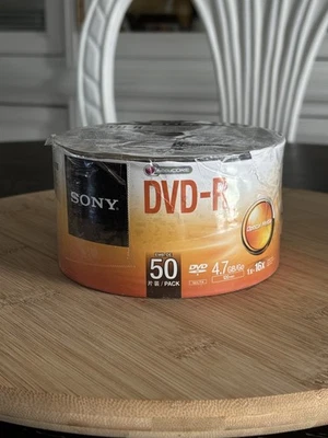 Sony Blank Grabable DVD-R DVDR 4.7GB 16X 50 Pack Logotipo Marca - Discos AccuCORE Foto 1 de 4
