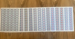 #909 - 921  Overrun Nations 1943 Set 13 MNH  Full Sheets, " POST OFFICE FRESH " - Picture 1 of 4