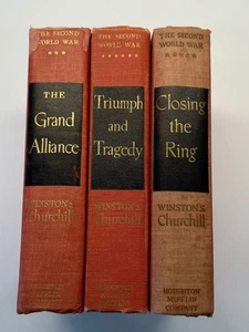 The Second World War-Winston Churchill 3 Book Set-Houghton Mifflin First Edition - Picture 1 of 12