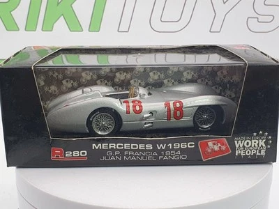 Mercedes Benz W 196 C Brumm 1/43 Argento 1954 - Immagine 1 di 3