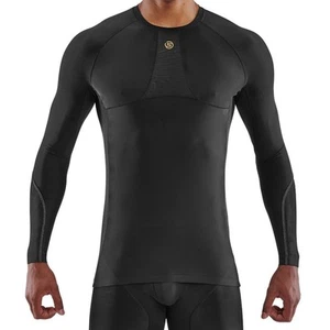DEAL | Skins Series-5 Mens Compression Long Sleeve Top (Black) - Picture 1 of 10