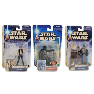 Star Wars Wat Tambor, Darth Vader, & Han Solo Hasbro Action Figure Lot - Picture 1 of 19