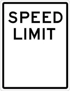 SPEED LIMIT SIGN Vinyl Decal / Sticker ** 5 Sizes ** - Picture 1 of 1