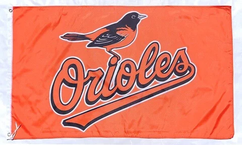 Baltimore Orioles FLAG 3X5 Baseball 3 x 5 Banner Fast USA Shipping Old School Cover