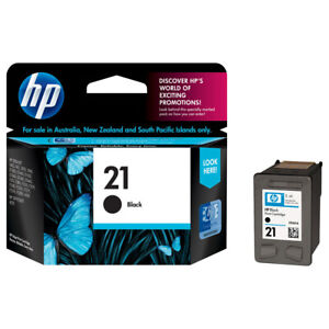 50 Virgin Genuine Empty HP 21 Black Inkjet Cartridges EMPTIES FOR REFILLING