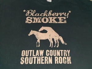 Camiseta Negra Blackberry Smoke Outlaw Country Southern Rock Band 2XL XXL - Imagen 1 de 4
