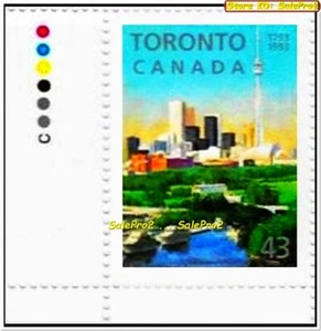 KANADA 1993 CANADIAN TORONTO LANDSCAPE MINT FV FACE 43 CENT MNH BL CORNER STAMP - Bild 1 von 2