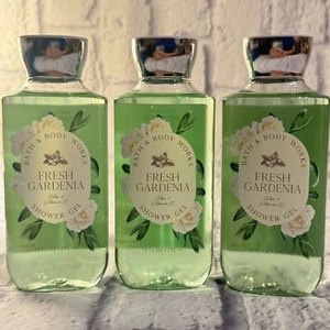 3 Bath & Body Works FRESH GARDENIA Body Wash Shower Gel 10 oz - Picture 1 of 4