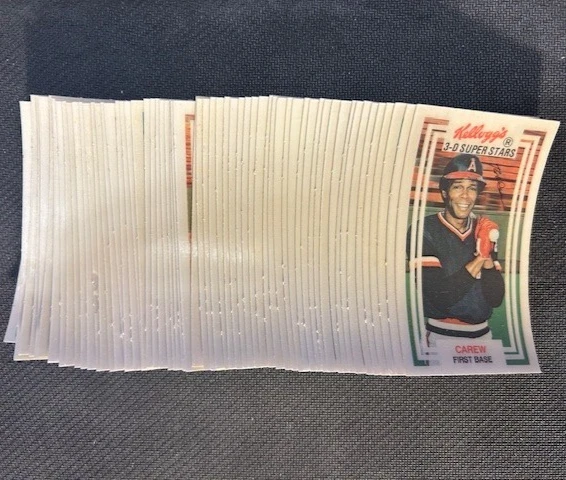 1983 Kellogg's 3-D SUPER STARS BASEBALL Set #1-60 Pick Your Player (A) - Image 1 of 1