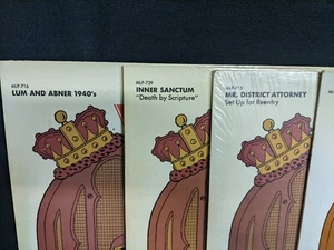 Lot of 7 When Radio Was King Inner Sanctum, Mr District Attorney, Shadow Knows - Imagen 1 de 11