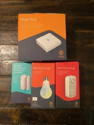 Hive Smart Hive Hub BRAND NEW SEALED/  plug & light & window/door sensor - Image 1 of 4