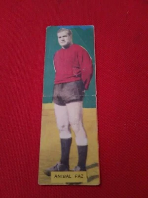 collectible card of the great goalkeeper Anibal Paz world champion  - Image 1 of 2