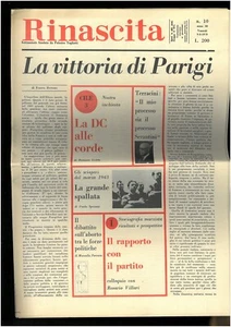 Rinascita settimanale fondato da Palmiro Togliatti n. 10 9 marzo 1973 - Imagen 1 de 1
