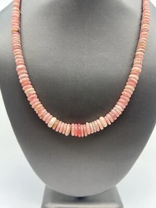 Jay King Rhodochrosite Graduated Bead 18" Sterling Silver Necklace - Picture 1 of 10