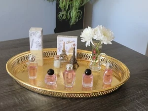 Valerio 24k Gold Plated Vanity Decorative Serving Tray - Picture 1 of 24