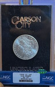 1884-CC GSA NGC/CAC MS65 Morgan Silver Dollar