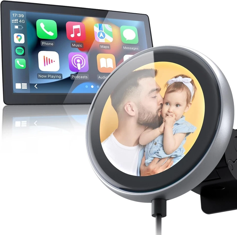 OTTOCAST CarPlayClip Wireless Carplay Adapter with Multi Functional Screen - Image 1 of 4