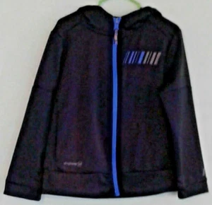 Boys Youth XS 4/5 Zipper Hoodie Russell Dri-Power 360 Black - Picture 1 of 4