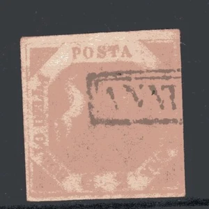 ITALIA, ESTADO DE NÁPOLES, SASSONE # 5F TAV I, USADO - Imagen 1 de 1