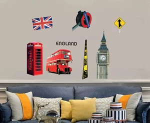 Removable Vinyl Wall Decal England Style Sticker Home Room DIY Decor usa - Picture 1 of 6