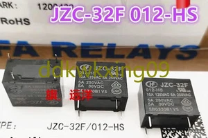 5PCS NEW HF JZC-32F 012-HS relay power 10A 4 pin 12V - Picture 1 of 2