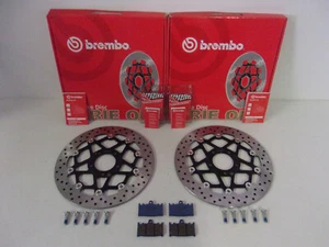 Brembo Bremsscheiben Bremsbeläge Schrauben vorne Suzuki GSXR 600 750 TL 1000 S - Picture 1 of 1