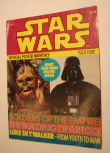 Star Wars Official  Poster Monthly magazine #4 CHEWBACCA vintage 70's       120 - Picture 1 of 4