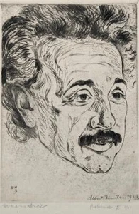 ALBERT EINSTEIN - Scientist SIGNED PORTRAIT - Picture 1 of 5