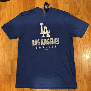 Los Angeles LA Dodgers Majestic T-Shirt Men's Large (L) Color: Blue NWT! - Picture 1 of 10