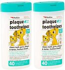Plaque Toothwipes Fresh Mint 2 Packs Of 40 Wipes Cleans Teeth Gums Plaque Tarta