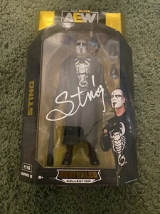 Sting Signed Autographed Figure AEW #116 WWE WCW - Picture 1 of 1