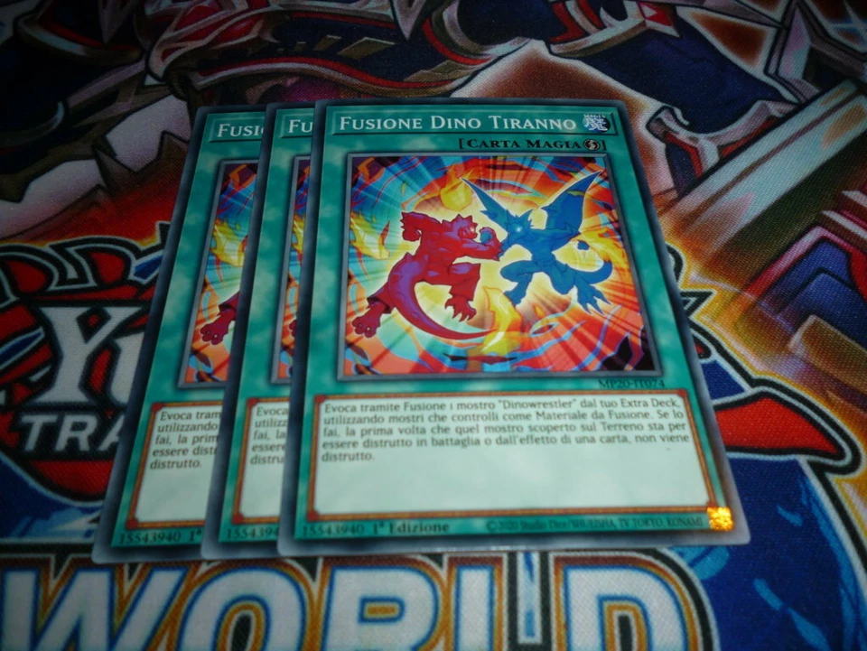 YU GI OH 3 x FUSIONE DINO TIRANNO – MP20IT074 COMUNE - ITA - Immagine 1 di 1