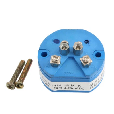 DC 24V K Type Temperature Sensors Transmitter Module 0 to 800℃ 4-20mA output - Image 1 of 4