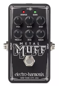Electro Harmonix Nano Metal Muff Distortion With Noise Gate Pedal - Picture 1 of 7