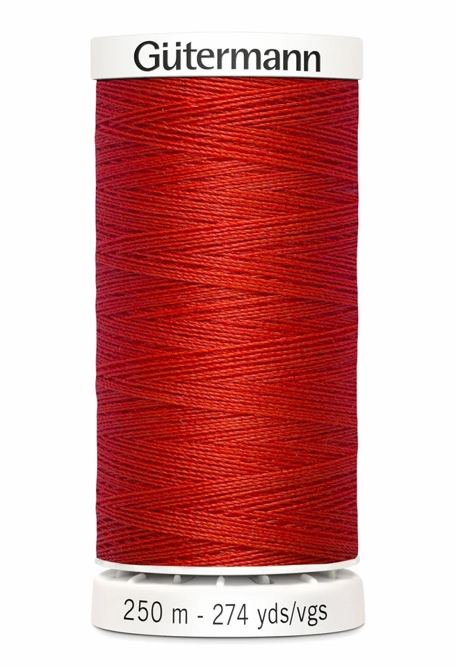 Gutermann Sew-all Thread 250m Colour 364 BRIGHT RED, 100& Polyester - Image 1 of 1