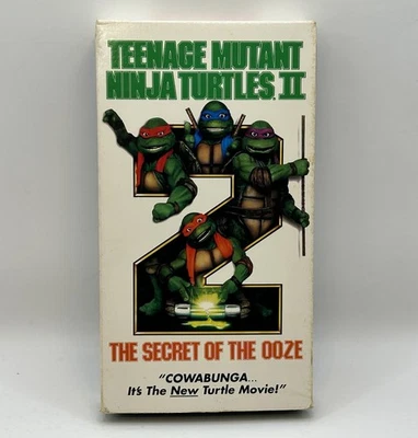 Teenage Mutant Ninja Turtles 2 - The Secret of the Ooze VHS 1991 Video Tape TMNT - Image 1 of 4