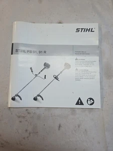 STIHL FS 91 / FS 91 R Trimmer Instruction Manual OEM User Guide Booklet - Picture 1 of 2