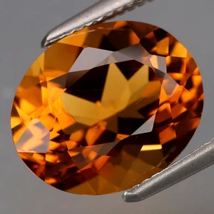 3.24Ct. Color Deslumbrante 100% Amarillo Natural Citrino Brasil ¡Completamente Brillante y LIMPIO! - Imagen 1 de 4