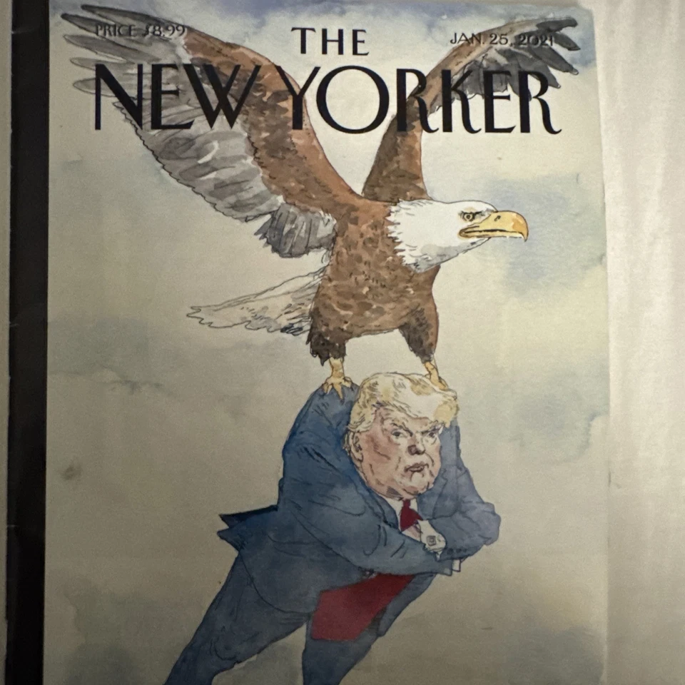 The New Yorker Magazine Jan 25 2021 A Weight Lifted Cover Art by Barry Blitt - Image 1 of 1