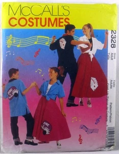 McCALL'S PATTERN 2328 UNCUT COSTUME Unisex 1950s Skirt Shirt SIZE: ADULT - Picture 1 of 2