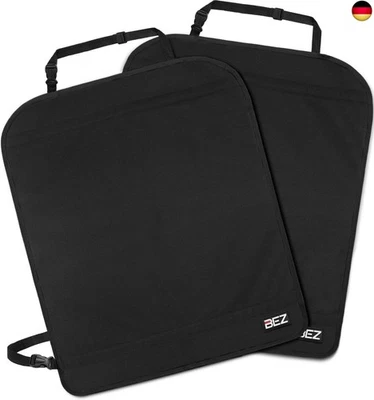 Rückenlehnenschutz Auto Kinder, Trittschutz [2 Stück], Rücksitzschoner An - Bild 1 von 4