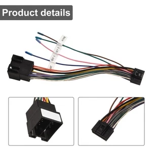 Seamless Connectivity Male to Female 16 Pin ISO Cable Adapter for Cars - Picture 1 of 12