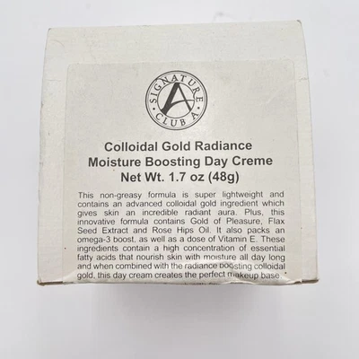 Signature Club A Colloidal Gold Radiance Day Creme 1.7 oz Moisturizer Made USA - Image 1 of 4