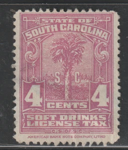 Quality South Carolina 1941 4c License Stamp   Huge 1c Sale       ua645 - Picture 1 of 1