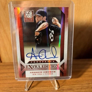 Andrew Church 2013 Panini Elite Edizione Extra #130/899 Auto Yankees - Foto 1 di 2