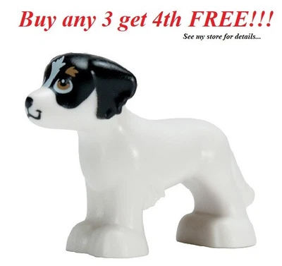 ☀️NEW LEGO Minifigure Mini Figure Minifig Animal Pet Zoo Dog Puppy (DAISY) - Image 1 of 3